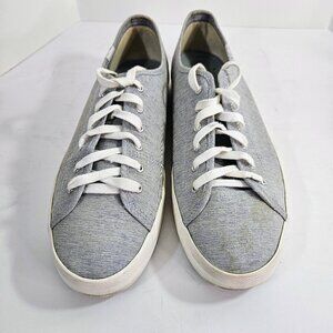 Keds Women's Gray Lace Up Comfortable Casual Cushioned Canvas Sneakers Size 10